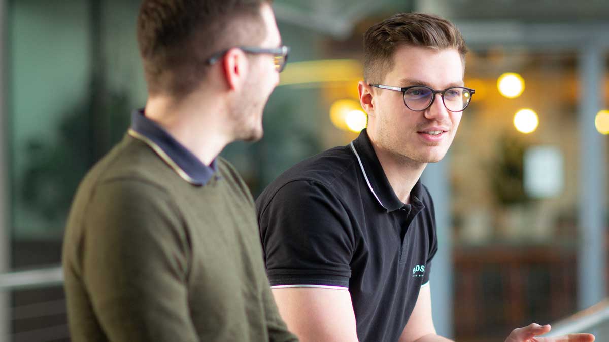 Adrian und Gabriel sind immer optimistisch
