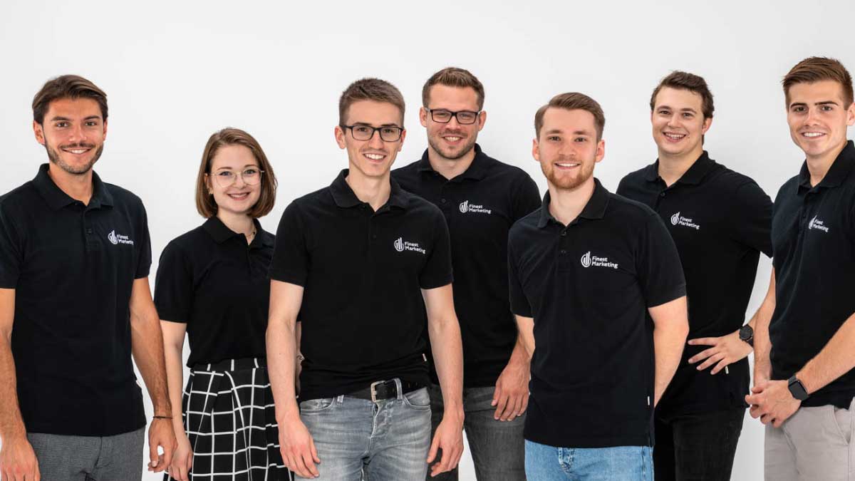 Das Team der Finest Marketing GmbH verschafft dir Sichtbarkeit und Reichweite im Web