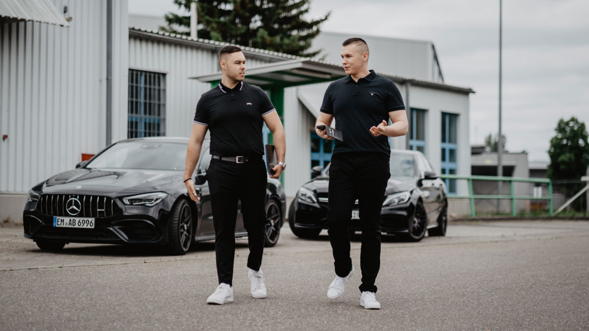 Lionel Bruder und Viktor Manz von Alphabrothers