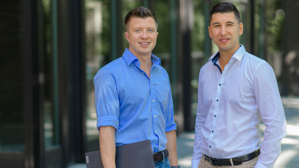 Manuel Thaler und Junus Ergin von der Developer Akademie