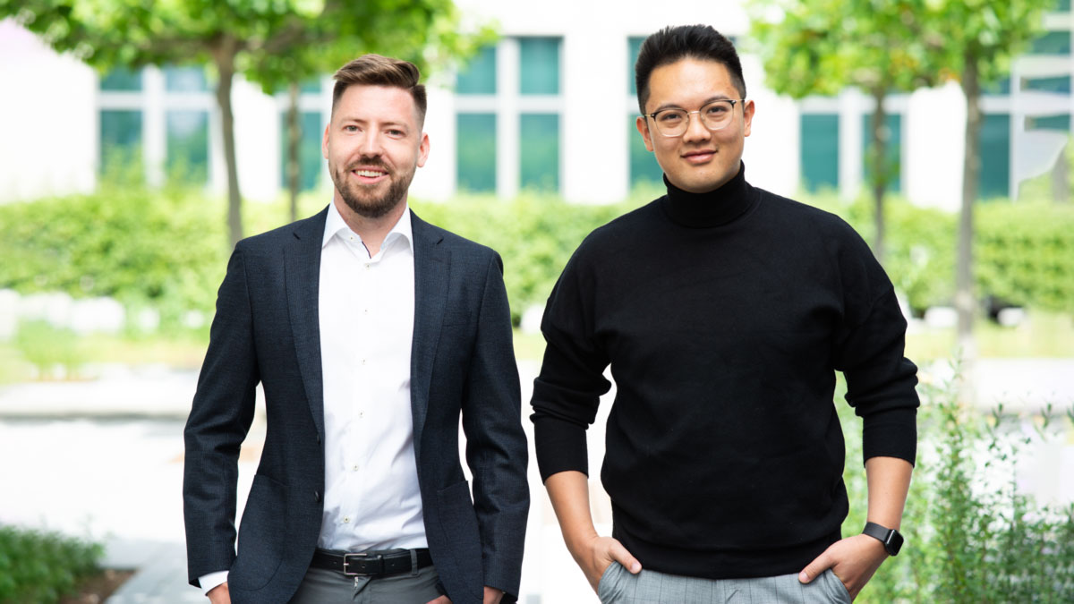 Phillip Pham und Paul Niebler von der Pexon Consulting GmbH