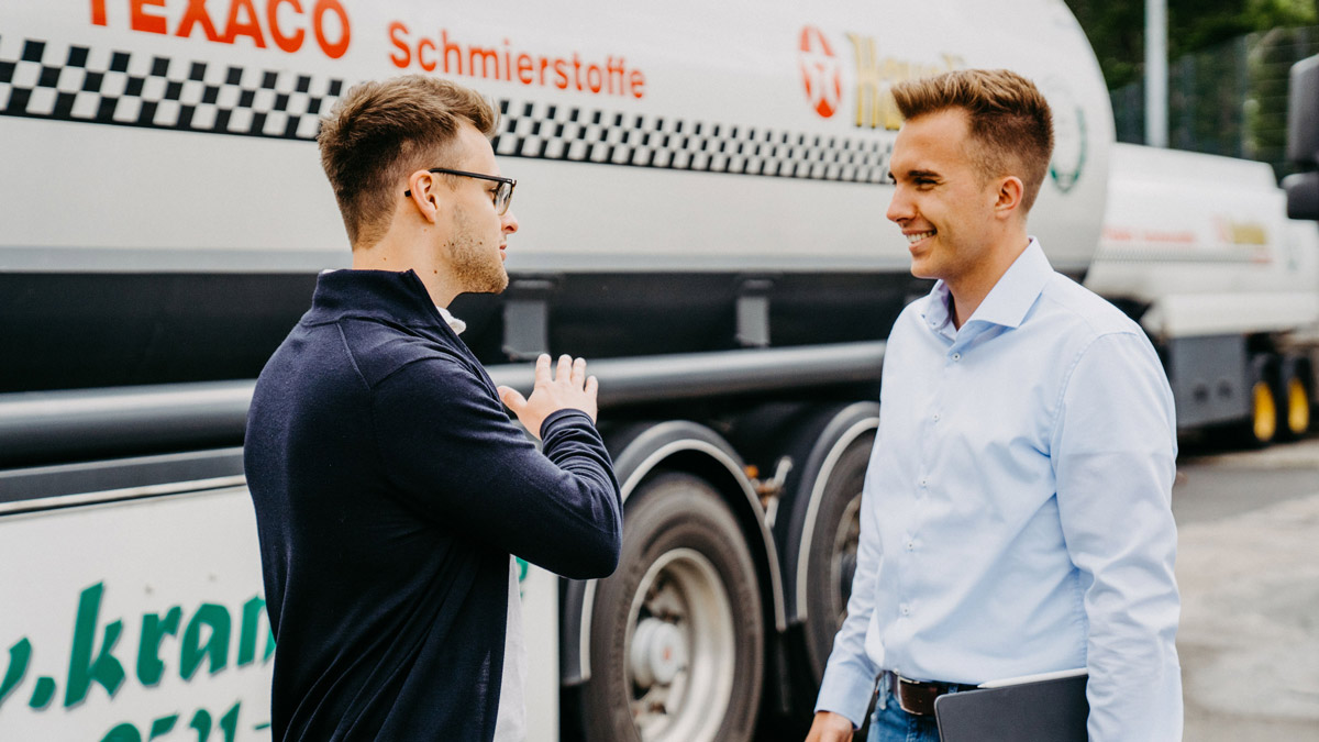 Maximilian Nolte und Lucas Gronemeier von der SANOL MEDIA GmbH