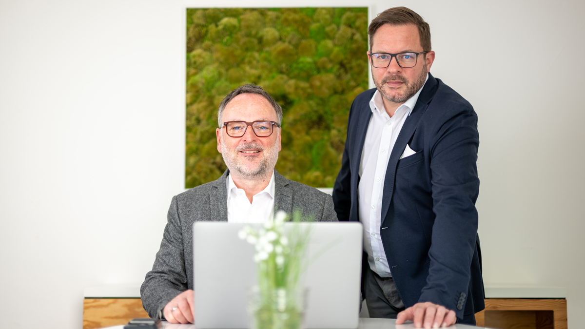 Stefan Blanda und Stefan Gartner von blanda media